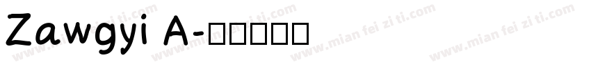 Zawgyi A字体转换